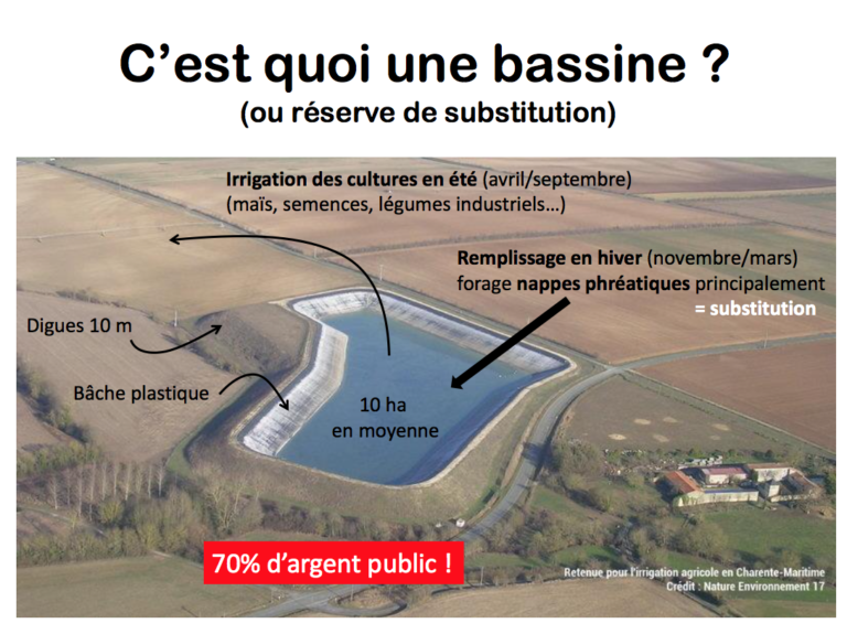 Agriculture: Fesneau veut accélérer la construction de méga bassines